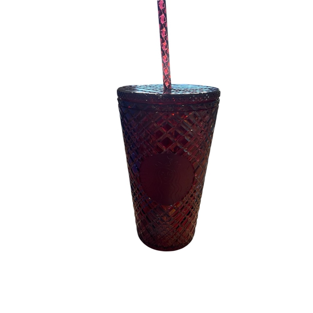 Starbucks 2022 Holiday ‘Merlot’ Wine Burgundy Red Jeweled 16oz Grande Tumbler